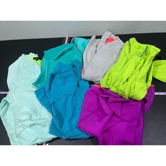 Womens Sz L Performance Jackets Lot 7 Running Active Workout Lightweight Outdoor
